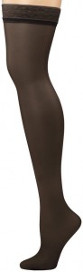 1. Hanes Women's Silk Reflections Thigh-High Stockings